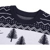 Mens Pullover Sweater Crew Neck Snowboard Pattern Christmas Sweater for Holiday Season Everyday Sweater - 4 of 4