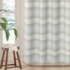 Horizontal Beach Stripe Water Repellent Shower Curtain - 3 of 4