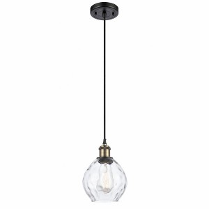Waverly - 1 Light Cord Hung Mini Pendant In Industrial Style-9 Inches Tall and 6 Inches Wide - 1 of 1