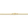 Black Bow Jewelry 1.3mm 10k Yellow Gold Solid Franco Chain Necklace - 4 of 4