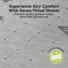 2pk Aereo Fitted Crib Sheets for Boys, Girls, 52x28 Standard Baby Crib Mattress Sheets, Bamboo Viscose Cotton - 2 of 4