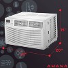 Amana 10000 BTU 115V Window-Mounted Air Conditioner with Remote Control: 3 Speeds, 300-500 sq. ft., UL Listed, White - 4 of 4