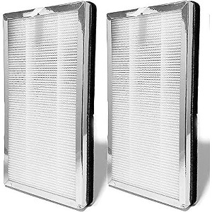 Nispira True HEPA Replacement Filter with Activated Carbon Compatible with MA#15 Air Purifier Part MA15R. 2 Packs - 1 of 4