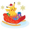 Women's Pokemon Christmas Pikachu Sleigh T-Shirt - 2 of 4