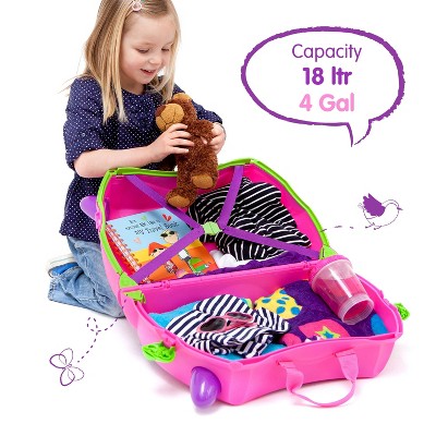 Trunki Kids' Ride-On Hardside Carry On Suitcase - Trixie