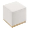 Modway Tilden 17 in. Square Performance Velvet Upholstered Ottoman - 3 of 4