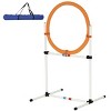 2 in 1 Dog Agility Training Set with Adjustable Tire Jump Ring and Hurdle Bar Includes Carry Bag for Outdoor Pet Exercise - LAOTIES - 4 of 4