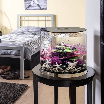Small Purple Plastic Aquarium Plant Decoration Ball