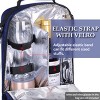 Tirrinia Insulated 2 Bottle Wine Gift Tote Bag - Wine Tumbler Glass Cooler Carrier for BYOB Restaurants, Wine Tasting, Great Wine Lover Gift, Charcoal - 3 of 4