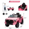 Electric Car for Kids, Licensed Toyota Tundra 12V Electric Truck, Off-Road Kids Pickup Car w/Remote - 3 of 4
