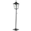 Northlight 43.75" Matte Black Candle Lantern with Wreath Holder - image 2 of 4