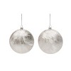 Transpac Glass 5.5 in. Multicolored Christmas Painted Winter Birds Ornament Set of 2 - 3 of 4