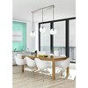 Elegant Lighting Baxter 3 Lights Brass Pendant With Clear Glass - 2 of 4