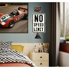 Car Room Wall Decor Vintage Metal Sign No Speed Limit Signs - 3 of 4