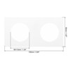 Unique Bargains Transparent Window Paper Coin Storage Organizing Protective Coin Holder 100 Pcs - 2 of 4
