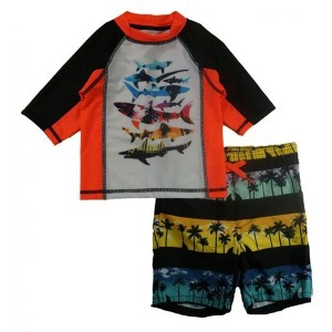P.S. from Aeropostale Little Boy's 2-Piece Rashguard Swim Sets - 1 of 3