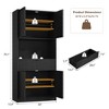 70" Fluted Pantry Cabinet with Countertop,Tall Storage Cupboard with Doors&Drawer, Freestanding Kitchen Organizer for Dining,Living Room - 2 of 4