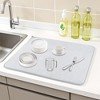 REGALWOVEN Dish Drying Mat, Absorbent Microfiber Kitchen Mat for Dishes, Pots and Pans - 2 of 4