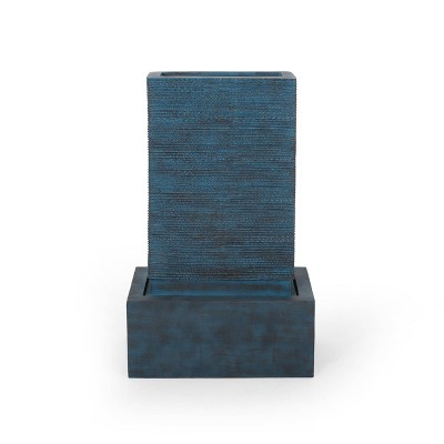Photo 1 of *COLO MAY VARY DUE TO CAMERA LIGHTING* 32.75 Dynasty Faux Stone Floor Fountain - Christopher Knight Home