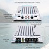 Pyle PLMRA400 Elite Series 400 Watt 4 Channel Waterproof Marine Boat Audio Sound System Amplifier with Dual MOSFET Supply, & Gain Level Control, White - 2 of 4