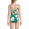 Lands' End Women's Wrap Monokini High Leg One Piece Swimsuit - 2 of 3