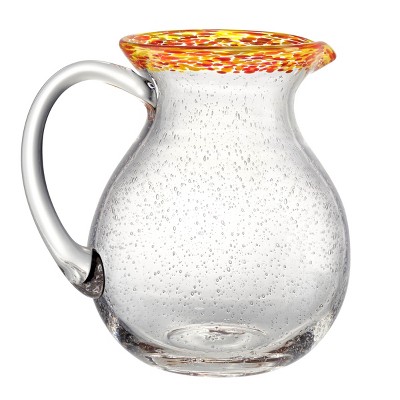 Amici Home Italian Igloo Quadra Medium Glass Pitcher, White Plastic Lid,  Dishwasher Safe , 17-ounce : Target