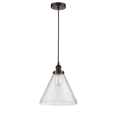 Cone - 1 Light Mini Pendant In Industrial Style-14.75 Inches Tall and 12 Inches Wide