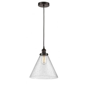 Cone - 1 Light Mini Pendant In Industrial Style-14.75 Inches Tall and 12 Inches Wide - 1 of 1