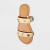 Women's Kiera Embellished Slides - A New Day™ Tan - 3 of 4