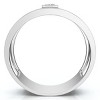 Pompeii3 Certified 1/3ct Parallel Band Diamond Engagement Ring 14k Gold or Pt Lab Created - 2 of 4