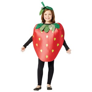 Imposta Costumes Kids' Strawberry Costume Bodysuit M Red - 1 of 1