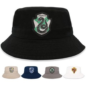 Harry Potter Bucket Hat for Kids, Boy and Girl Sun Hat Ages 4-7 Years 100% Cotton for Summer Teen Youth Beach Hat - 1 of 4