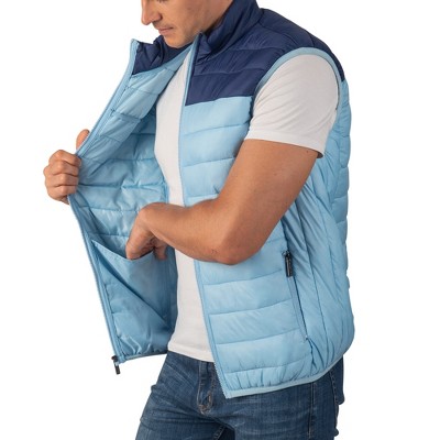 Мужские жилеты Alpine Swiss Clark Mens Puffer Vest Down Alternative Water Resistant Packable Outerwear Zip Up Pockets Warm Versatile Layer — фото 6