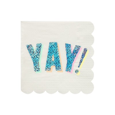 Meri Meri Yay Sparkle Large Napkins