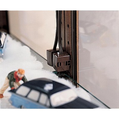 Windsor Cherry Lighted Traditional Curio Cabinet