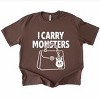 Simply Sage Market I Carry Monsters Purse Heavyweight Tee - 2 of 4