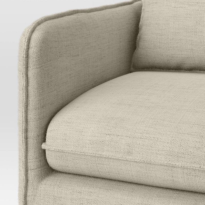 Berea Slouchy Lounge Chair with French Seams - Threshold™, 5 of 14