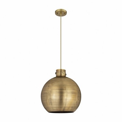 Newton Sphere - 1 Light Pendant In Industrial Style-17.13 Inches Tall and 16 Inches Wide