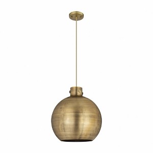 Newton Sphere - 1 Light Pendant In Industrial Style-17.13 Inches Tall and 16 Inches Wide - 1 of 1
