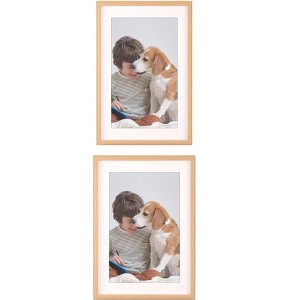 REGALWOVEN Wedding Home Decor Art Modern Picture Frames for Wall Hanging or Tabletop Display 2 Pcs - 1 of 4