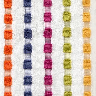 Small Colorful Cotton Jacquard Hand Towels Set