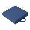 ECR4Kids SoftZone Floor Cushions, Square, 6-Piece - 2 of 4