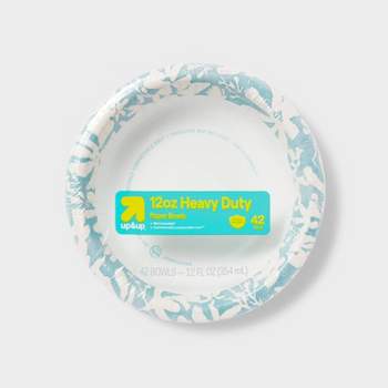 Paper Bowl - 42ct - up & up™ (Pattern & Color May Vary)