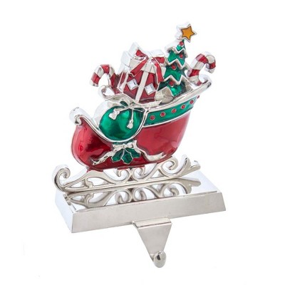 Kurt Adler 7.3" Metal Sleigh Stocking Hanger