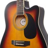 Jameson 41-Inch Full-Size Acoustic Electric Guitar with Thinline Cutaway Design - Includes Gig Bag and Accessories - 4 of 4