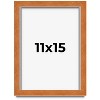 PosterPalooza | Classic Brown Picture Frame - UV Acrylic, Foam Board Backing, Hanging Hardware - 2 of 4