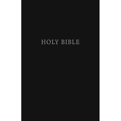 KJV, Pew Bible, Large Print, Hardcover, Black, Red Letter Edition - by  Thomas Nelson