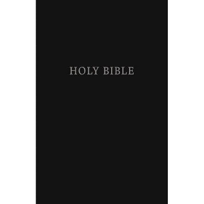 KJV, Pew Bible, Large Print, Hardcover, Black, Red Letter Edition - by  Thomas Nelson