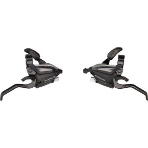 Shimano ST-EF500 3 x 7-Speed Brake/Shift Lever Set Black - 1 of 1