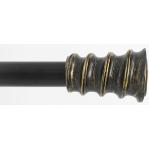 Urbanest Conto Curtain Drapery Rod, 1-inch Diameter, 6 Finishes, 3 Sizes - 1 of 4